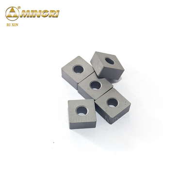 Twardość 12,7*12,7*6,5 mm Chian Saw Machine Tungsten Carbide Insert / Tungsten Carbide Tips for Stone Cutting